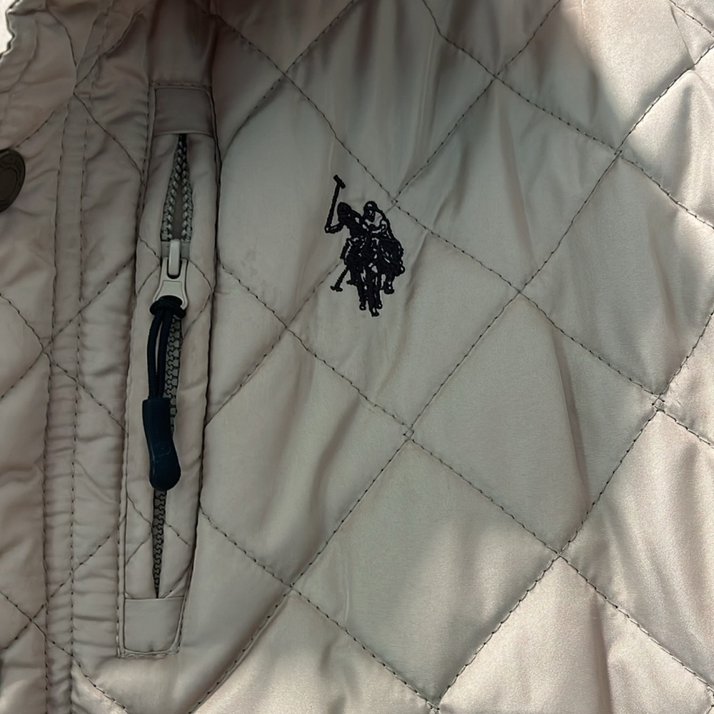 Ralph Lauren Men’s tan vest - zip & snap front large - Picture 4 of 7